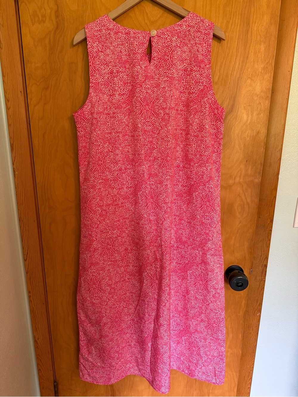 Rip Skirt Hawaii Sleeveless Red White Patterned Women’s Sundress Size L - Picture 5 of 12